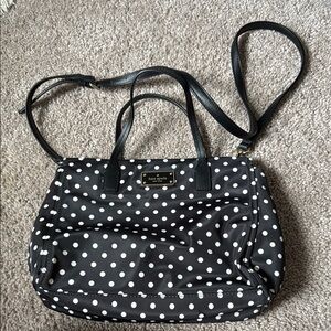 Kate Spade Black and White Polka Dot Shoulder Bag